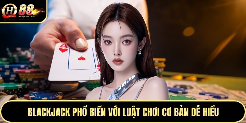 Blackjack phổ biến với luật chơi cơ bản dễ hiểu