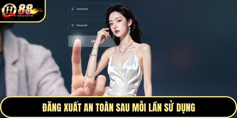 Đăng xuất an toàn sau mỗi lần sử dụng