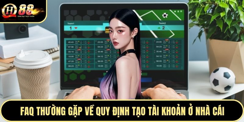 FAQ thường gặp về quy định tạo tài khoản ở nhà cái