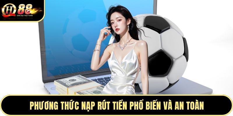 Phương thức nạp rút tiền phổ biến và an toàn